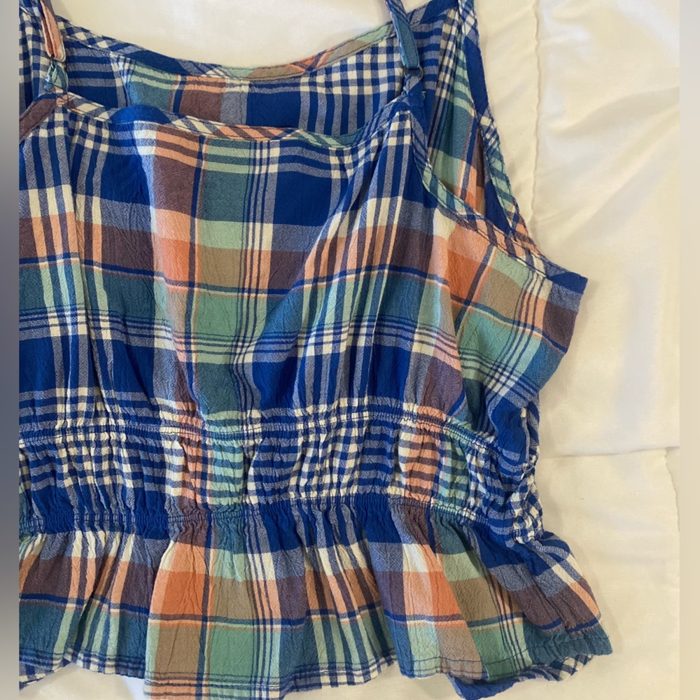 Cami with gingham pattern - Picture 8 of 8